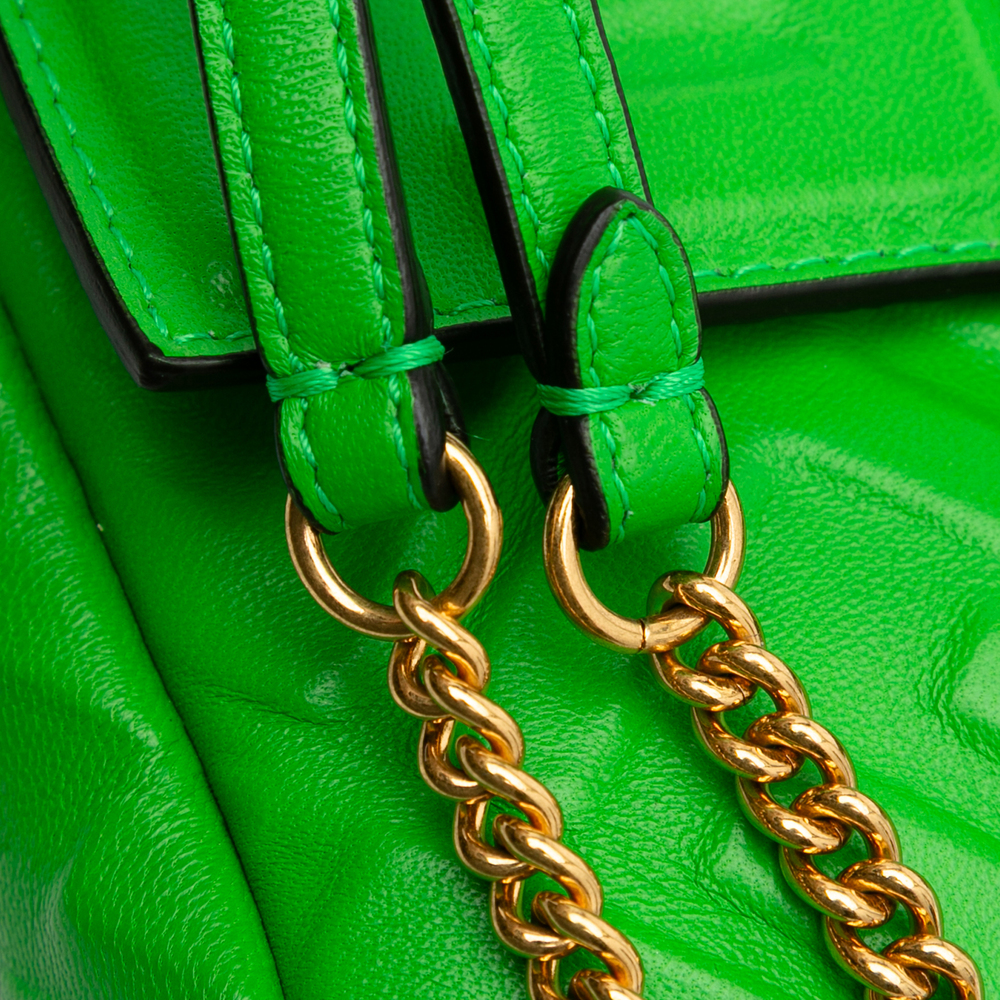 Pre-Loved Fendi Mini Zucca Embossed Leather Baguette Satchel - Picture 7 of 10